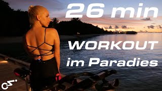 🌞 SPEED amp CLIMB IM PARADIES  26 Min Indoor Cycling Workout [upl. by Nyla]