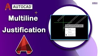 How to change the multiline justification in AutoCAD [upl. by Aztinaj]