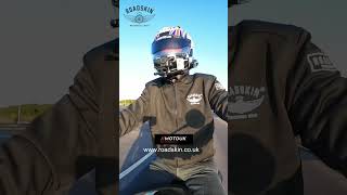 RoadSkin EasyRider Hoodie for Motorcycles AA rated 👌 wearing their Taranis Elite Motorcycle Jeans [upl. by Anpas835]