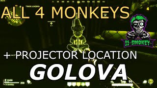 Outbreak Easter Egg Guide All 4 Monkey Locations In Golova  Projector location [upl. by Aicil916]