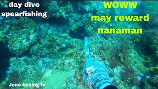 DAY DIVE SPEARFISHINGðŸ‡µðŸ‡­ CORTES SURIGAO DEL SUR nakadaki nanaman Ang reward [upl. by Lourie984]