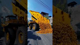 Dozer truck passing with future technology 😯 viralshorts shorts vfx shortsfeed shortsyoutube [upl. by Rick]