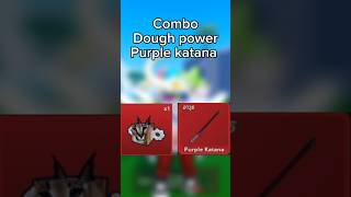 Combo Dough power  purple katana  meme sea roblox robloxthai เกม memesea shorts [upl. by Yesrej]