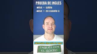 Sufijos en inglés WISE [upl. by Yahc]