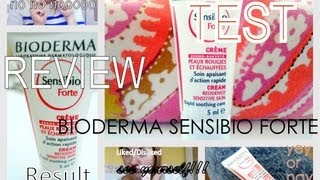 Bioderma Sensibio Forte Product Review  Skin care routine anti rednesses best sensitive skin care [upl. by Cherin]