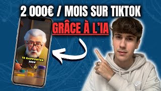 Gagner de largent sur TikTok avec lIA  Tuto Complet [upl. by Nylarahs]