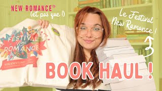 BIG BOOKHAUL  BILAN DU FESTIVAL NEW ROMANCE 📚💕 [upl. by Aynotan]