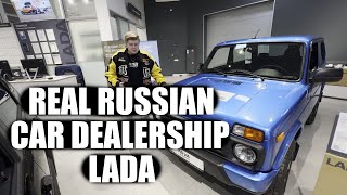 Real Russian Car Dealership  Lada [upl. by Laekim]