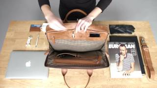 The Leather Kronborg Business Bag [upl. by Aicak36]