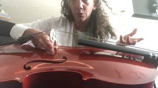 How to fix a cello bridge [upl. by Ativahs]