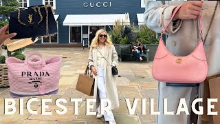 Luxury Shopping At Bicester Village Bicester Village Designer Outlet Shopping Vlog  YSL Gucci [upl. by Nodroj]