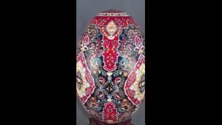 Tree of Life Batik Rhea Egg  Pysanky By So Jeo [upl. by Arahs524]