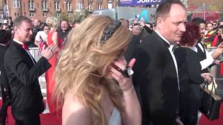 Emmelie De Forest on the red carpet in Copenhagen [upl. by Omiseno818]