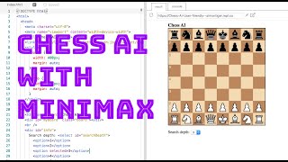 Chess AI with Minimax [upl. by Kirch]