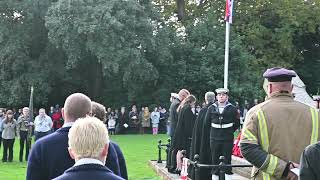 Remembrance Sunday Cowes Isle of Wight 10th November 2024 [upl. by Ahsiei]