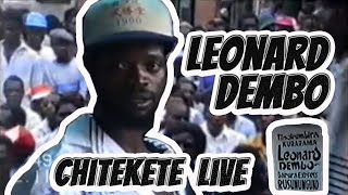 Leonard Dembo  Chitekete Live Performance ft Innocent Mjintu [upl. by Noitna876]