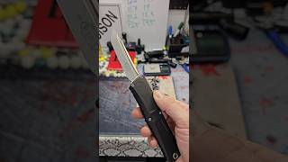 How sharp is a Microtech Combat Troodon Gen 3 out the box M390MK Steel [upl. by Refeinnej]