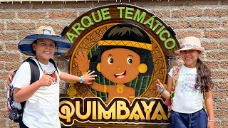 conoce el PARQUE TEMÁTICO QUIMBAYAS  jacabyz kids turismo [upl. by Avehstab]