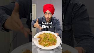 Aj first time packet wali Biryani banai 😱  street food Paramaedy shorts shortsfeed [upl. by Reamy1]