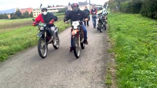 Derbi Senda 50 vs Rieju RRX 50 [upl. by Meingoldas621]