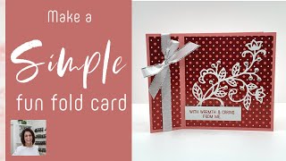 A Simple Fun Fold Card Full of Creative Ideas [upl. by Ethelstan913]