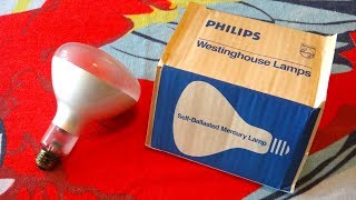 Philips Westinghouse 250Watt Self Ballasted Mercury Vapor Flood Light Bulbs [upl. by Dusty]