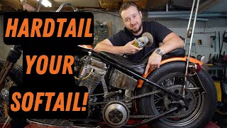 I Hardtailed A Harley Softail And You Can Too [upl. by Warram]