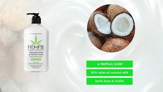 Whipped Vanilla amp Coconut Cream Herbal Body Moisturizing Lotion [upl. by Aneahs]