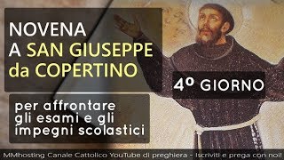 Novena a San Giuseppe da Copertino  4 Giorno  San Giuseppe uomo sapiente prega per noi [upl. by Jenness925]