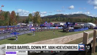 UCI Mountain Bike World Series takes over Mt Van Hoevenberg [upl. by Shultz627]