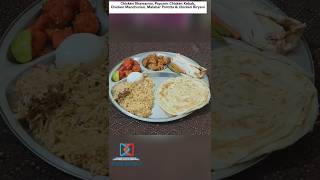 Chicken Shawarma Popcorn Chicken Kebab Chicken Manchurian Malabar Porotta amp Chicken Biryani [upl. by Acirema]