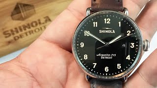 Shinola Canfield Watch Review [upl. by Fillender743]