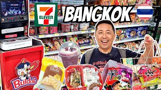 LARGEST 7 ELEVEN in Bangkok Thailand 🇹🇭 Korean Ramen Cooking Machine [upl. by Isolda]