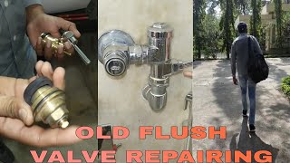 Jaquar Exposed Flush valve repair old flush valve repairing [upl. by Boggs599]