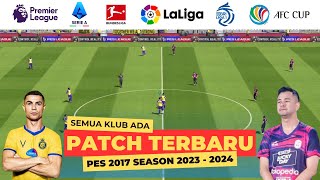 PATCH TERBARU 🔥 REVIEW PES 2017 SEASON 2023  2024 PAS BANGET LAPTOP RAM 2GB [upl. by Eserahc]