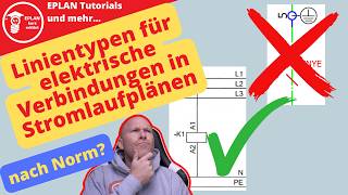 Darstellung von elektrischen Verbindungen in Schaltplänen So ist es richtig nach Norm [upl. by Annekam504]