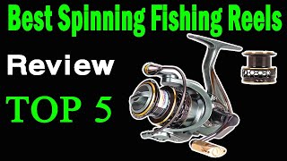 Top 5 Best Spinning Fishing Reels On 2024 [upl. by Onitnelav]