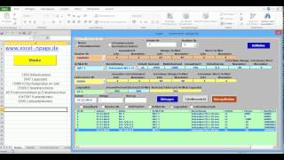 1Lagerverwaltungsprogramm auf Basis einer Excel  Datei mit integrierter Lieferanten  Datenbank [upl. by Olegnaleahcim560]