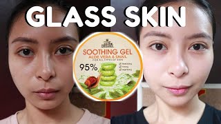 219 PHP Affordable glass skin ALOE VERA WITH SNAIL REVIEW Kath Melendez [upl. by Favata]