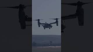 The MV22 Osprey Aircraft with Helicopter Landing Capability [upl. by Ardisj]