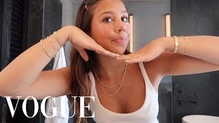 Ava Raes Guide to Glowy Natural Effortless Makeup  Beauty Secrets  Vogue [upl. by Naitsirk]