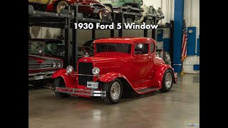 1930 Ford 5 Window Custom V8 Hot Rod arrives for sale at West Coast Classics Torrance CA [upl. by Fanchan816]