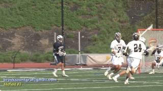 Brooks Zentgraf 2 Class of 2014 MIAA quotBquot 201213 Champion St Peter St Paul on Lacrosse Television [upl. by Nahtahoj]