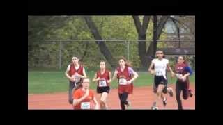 RSEQ Montréal athlétisme 2000m cadettes filles championnat régional scolaire 2014 [upl. by Elli]