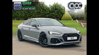 Audi RS5 29 TFSI V6 Carbon Black Sportback Quattro  Quirks Car Company [upl. by Ferne]