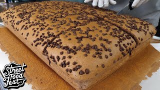 Chocolate Giant Castella Cake  Korean Street Food  Street Food Fest 3 [upl. by Euqinor]