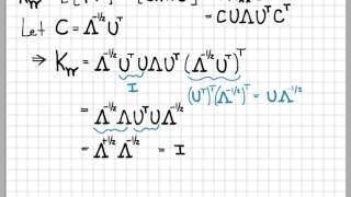 Random Processes  Covariance Matrix Diagonalization Example 02 [upl. by Johnathan102]