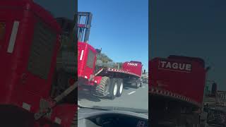 Moving Moffett forklift truck on truck vlog fyp viralvideo shorts youtubeshorts trending fun [upl. by Morey772]