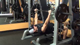 Explosive Bench Press on the Smith Machine [upl. by Jola]