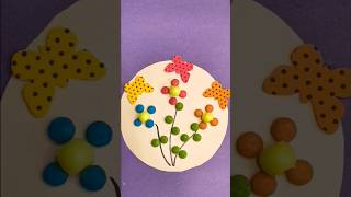 Easy Flower Craft from stone New Creative Craft flowers trending craft youtubeshorts art [upl. by Sid963]